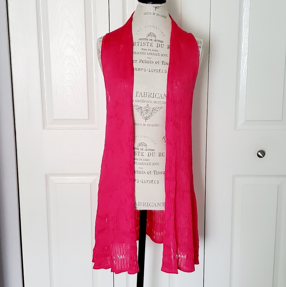 Jones New York Collection Long Knit Vest